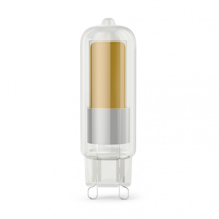 Лампа Gauss G9 AC220-240V 3.5W 240lm 3000K стекло LED 1/10/200
