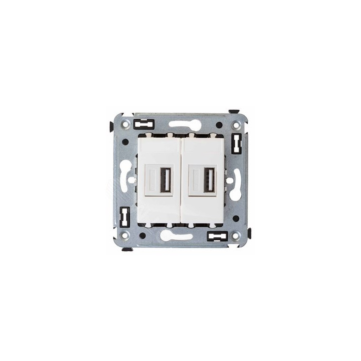 Avanti USB зарядное устройство в стену, ''Белое облако'' Avanti USB зарядное устройство в стену, ''Белое облако''