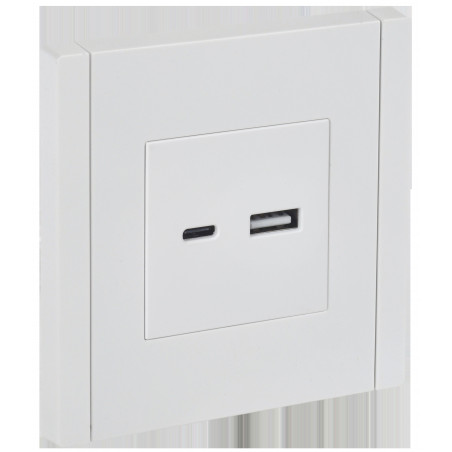 FORTE@PIANO Розетка USB A+C 3,1А FP250 белый IEK