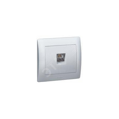 Galea Life Розетка телефонная aluminium