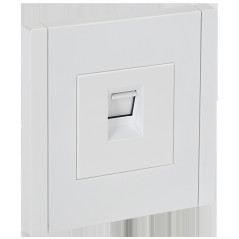 FORTE@PIANO Розетка компьютерная RJ45 кат.6 FP231 белый IEK