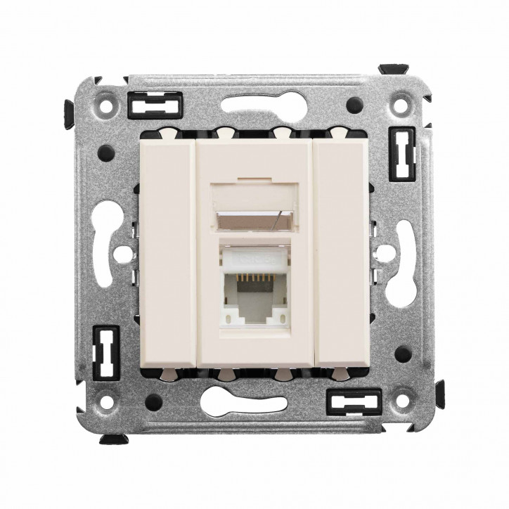 Avanti Розетка RJ-45 в стену 5e одинарная ''Ванильная дымка '' Avanti Розетка RJ-45 в стену 5e одинарная ''Ванильная дымка ''