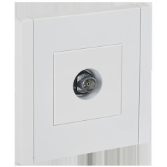 FORTE@PIANO Розетка TV оконечная FP228 белый IEK