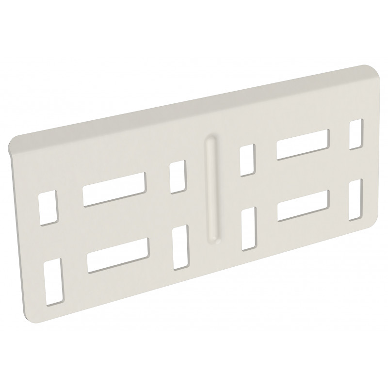 Пластина соединительная 80мм RAL 9016 IEK