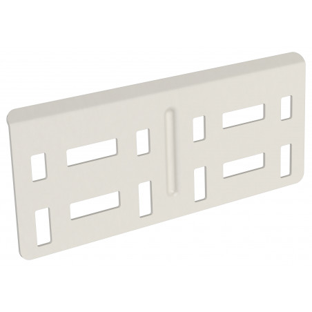 Пластина соединительная 80мм RAL 9016 IEK