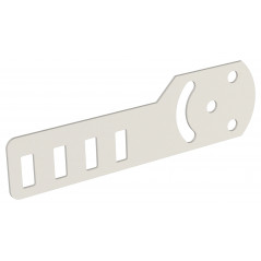 Пластина шарнирная h-50мм RAL 9016 IEK