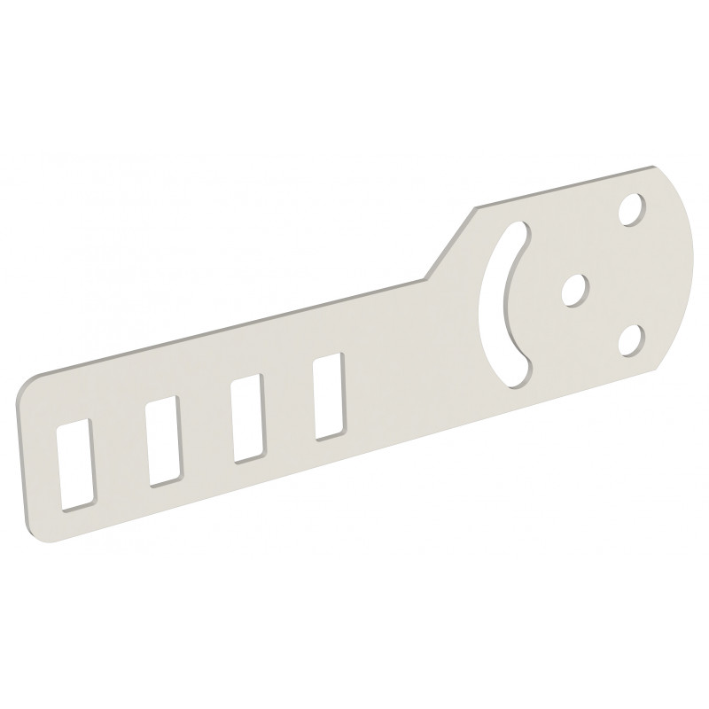 Пластина шарнирная h-50мм RAL 9016 IEK