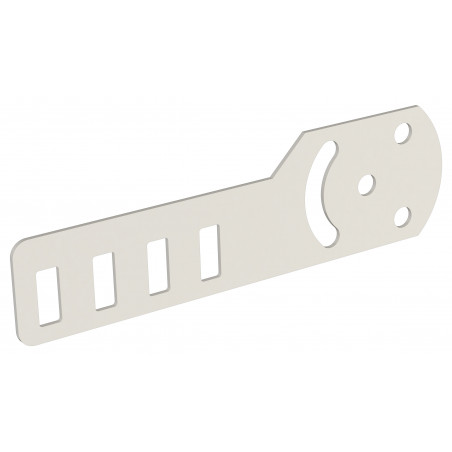 Пластина шарнирная h-50мм RAL 9016 IEK