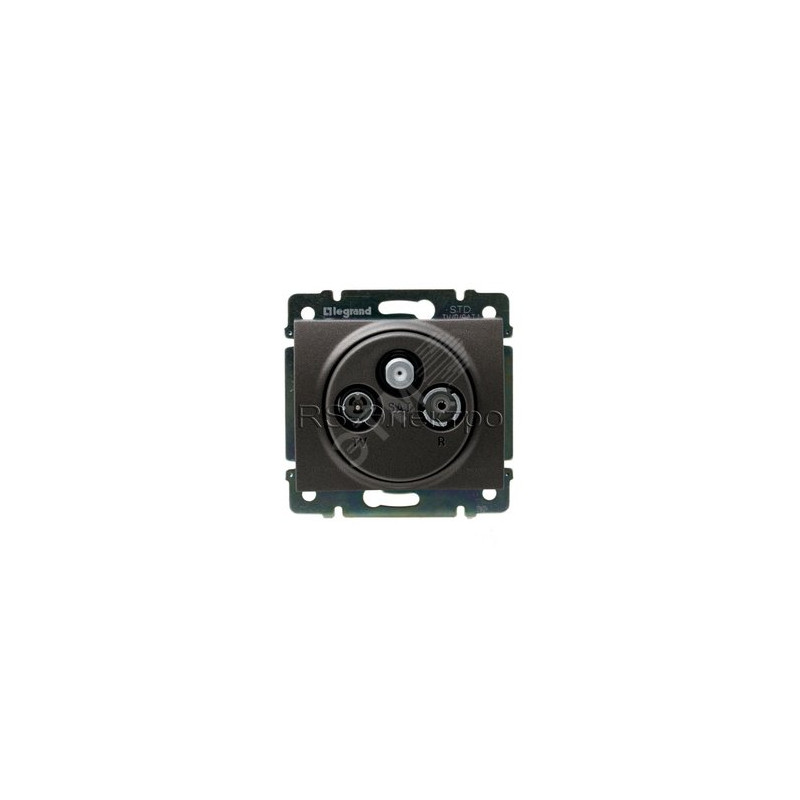 Galea Life Розетка телевизионная FM/Sat dark bronze