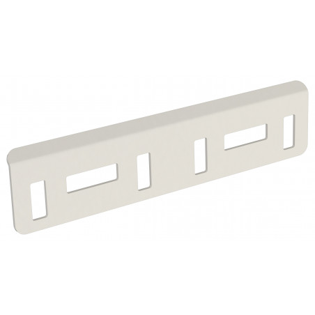 Пластина соединительная 50мм RAL 9016 IEK