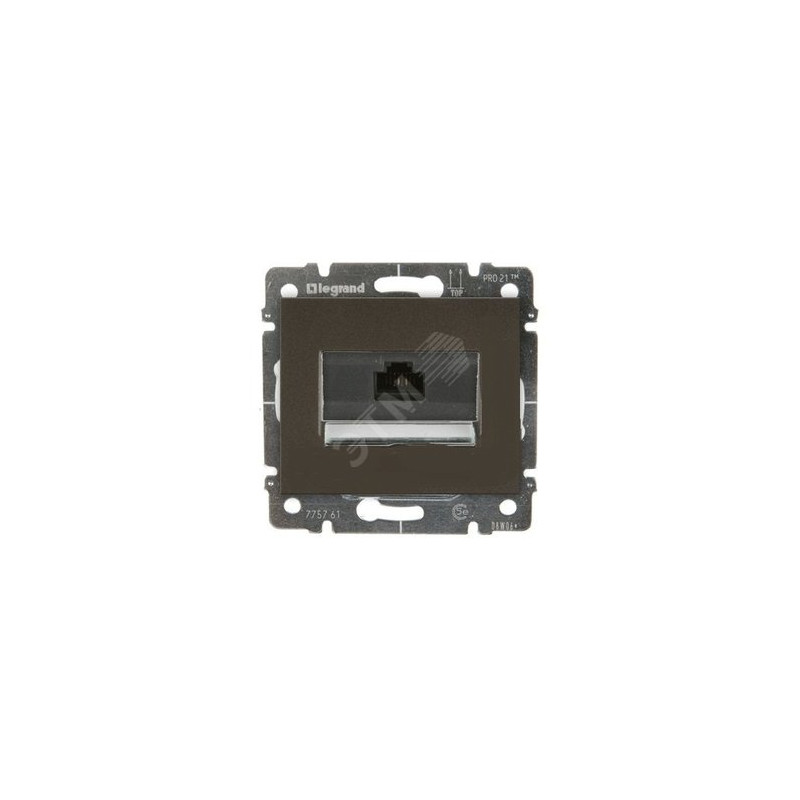 Galea Life Розетка компьютерная компьютерная dark bronze