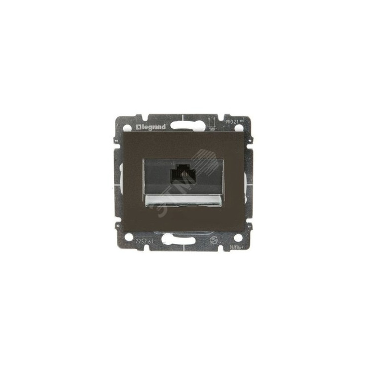 Galea Life Розетка компьютерная компьютерная dark bronze