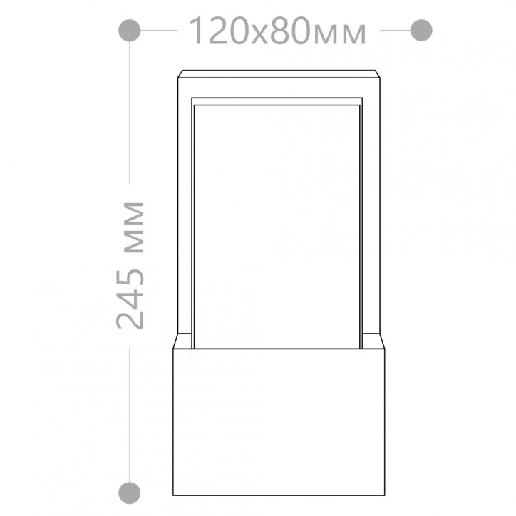 Светильник садово-парковый, 230V E27, DH0601, черный