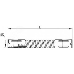 Муфта гибкая труба-труба 32 мм IP65