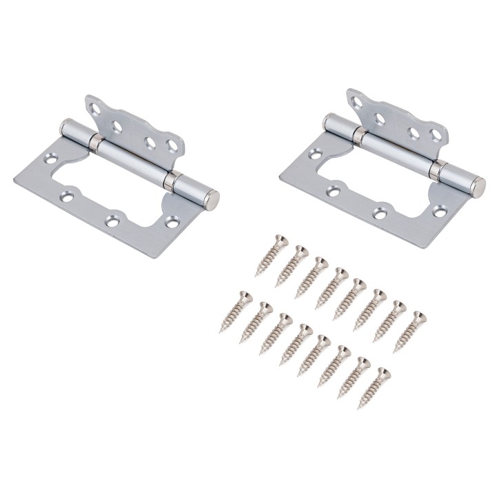 АЛЛЮР 100х75 2BB SCP КОРОБКА 2,5мм мат.хром Петля накладная без врезки 2 шт (50,10) АЛЛЮР 100х75 2BB SCP КОРОБКА 2,5мм мат.хром Петля накладная без врезки 2 шт (50,10)