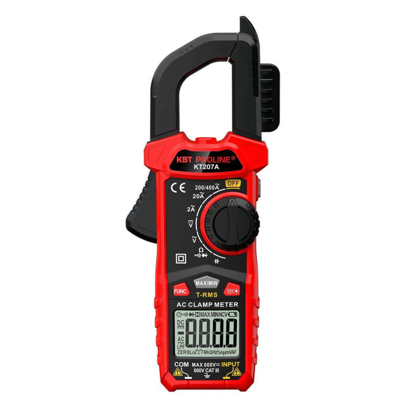 Клещи токовые цифровые KT 207A серия PROLINE