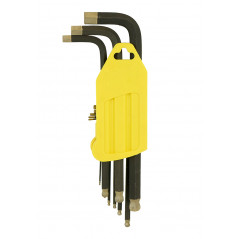 Набор шестигранных ключей с шариковым наконечником алмазное покрытие сталь S2 1.5-10'мм(1 комплект - 9шт)