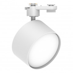 Светильник трековый на шинопровод ДПО GX70 без лампы белый