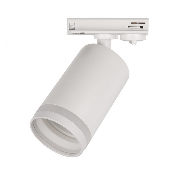 Светильник светодиодный трековый на шинопровод ДПО GX10 PTR 38 GU10 WH 230V IP20 без лампы белый корпус Светильник светодиодный трековый на шинопровод ДПО GX10 PTR 38 GU10 WH 230V IP20 без лампы белый корпус