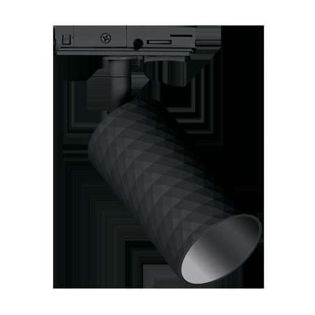 Светильник светодиодный трековый на шинопровод до 50W ДПО-50Вт черный под лампу GU10 Jazzway