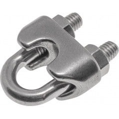 Зажим троса DIN 741 6мм A4