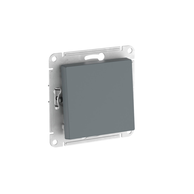 ATLASDESIGN 1-клавишный ПЕРЕКЛЮЧАТЕЛЬ, сх.6, 10АХ, быстрозажимные клеммы, ГРИФЕЛЬ