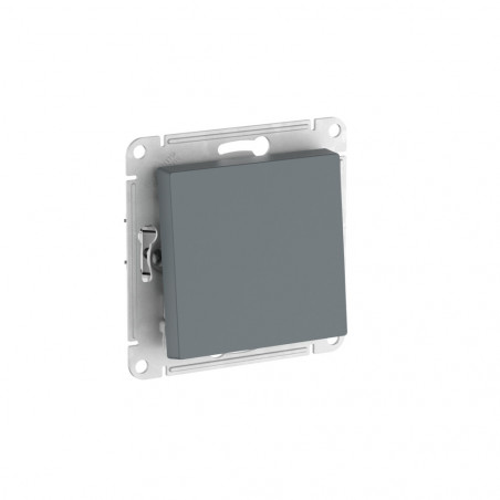 ATLASDESIGN 1-клавишный ПЕРЕКЛЮЧАТЕЛЬ, сх.6, 10АХ, быстрозажимные клеммы, ГРИФЕЛЬ