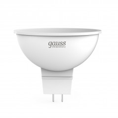 Лампа светодиодная LED 5.5 Вт 450 лм 4100К софит MR16 нейтральный GU5.3 AC 220В Elementary Gauss