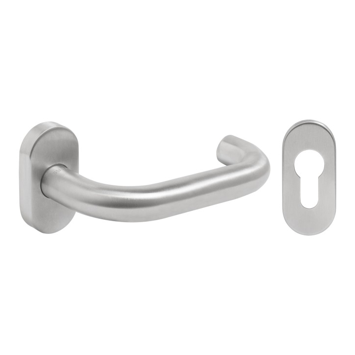 БУЛАТ РФ 02У.09НС AISI 304 INOX нержавеющая сталь Комплект ручек с узкой накладкой под МЦ (24) БУЛАТ РФ 02У.09НС AISI 304 INOX нержавеющая сталь Комплект ручек с узкой накладкой под МЦ (24)