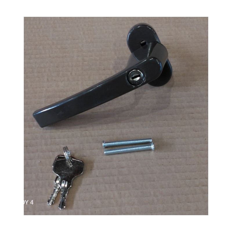 Ручка с ключом д/пласт.окон SWH-T 37.1(02) 8019 корич. (50,10)