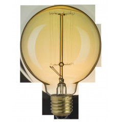 Лампа накаливания декоративная 60вт G95 230в Е27 винтаж