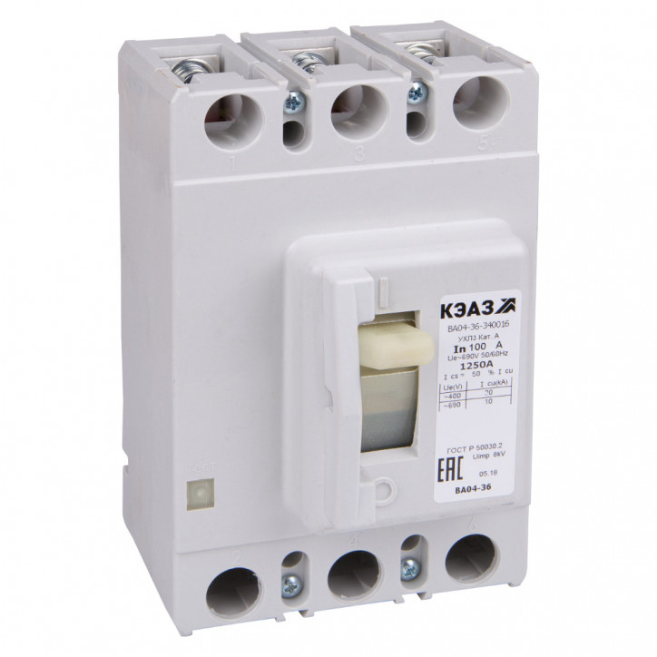 Выключатель автоматический ВА04-36-340016-80А-1000-690AC-УХЛ3