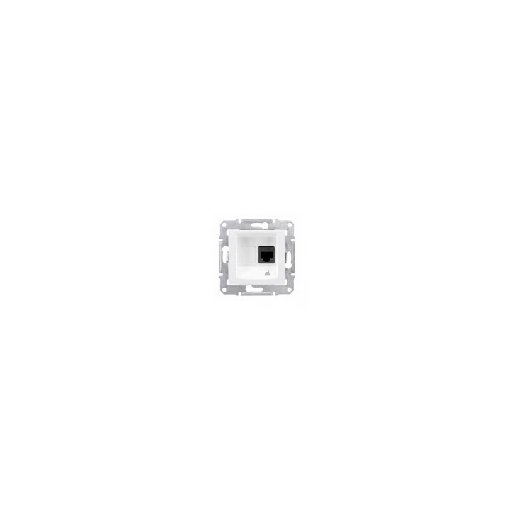 Sedna Розетка компьютерная RJ45 категория 5e в рамку белая