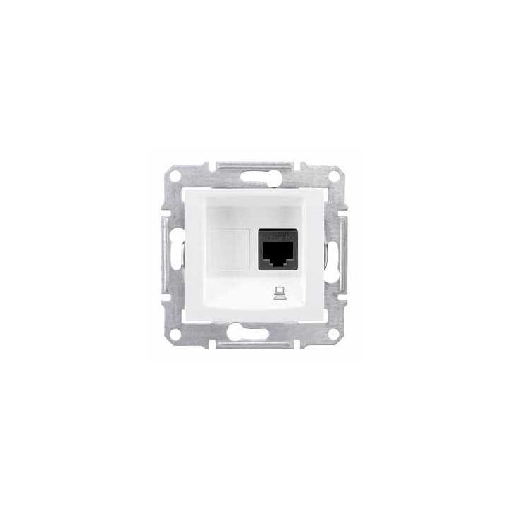 Sedna Розетка компьютерная RJ45 категория 5e в рамку белая
