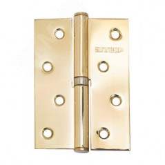 Петля дверная универсальная 2шт, АЛЛЮР 2043 L1-RH-1BB-BP латунь