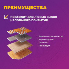 Мат нагревательный для теплого пола OneKeyElectro OKE-1800-12.00 1800 Вт 12 м2