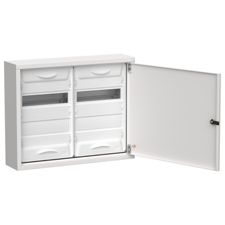 TITAN 5 Корпус металлический ЩРн-48 (2х24) 460х570х140мм IP31 белый (одна дверь) IEK