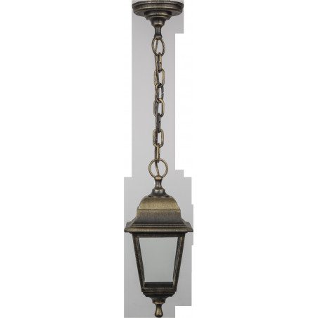 Светильник NOF-PG32-002-IP44-E27 4 грани, черный под бронзу