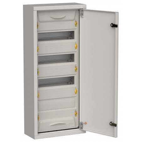 TITAN 5 Корпус металлический ЩРн-48 (1х48) 710х310х140мм IP31 серый (одна дверь) IEK