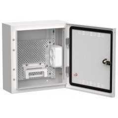 TITAN 5 Корпус мультимедиа ЩРн-12 (1х12) 335х310х140мм IP30 белый IEK