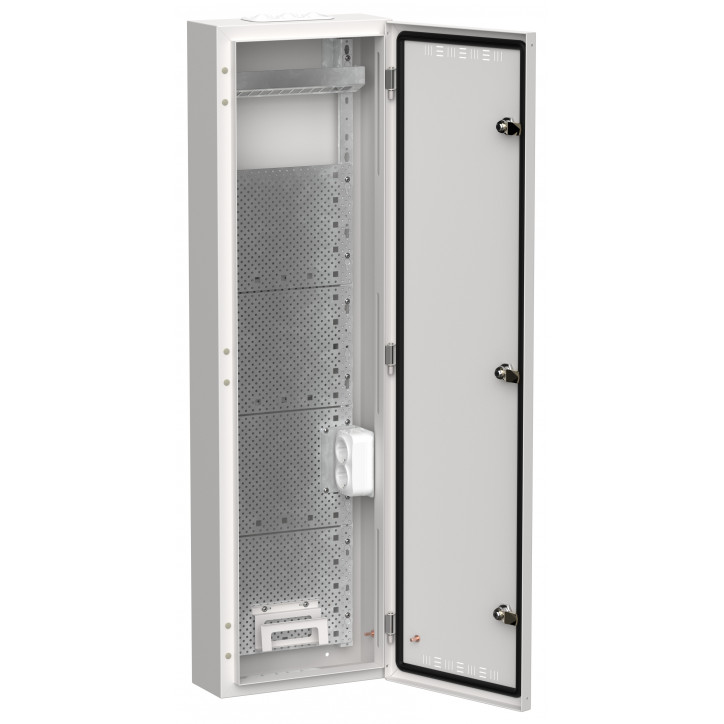 TITAN 5 Корпус мультимедиа ЩРн-84 (1х84) 1085х310х140мм IP30 белый IEK TITAN 5 Корпус мультимедиа ЩРн-84 (1х84) 1085х310х140мм IP30 белый IEK