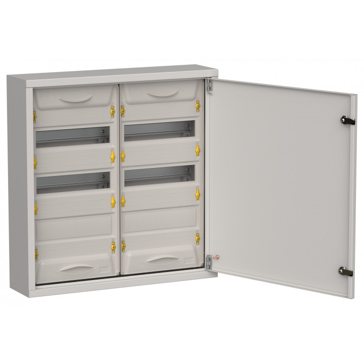 TITAN 5 Корпус металлический ЩРн-72 (2х36) 585х570х140мм IP31 серый (одна дверь) IEK