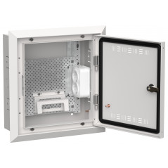 TITAN 5 Корпус мультимедиа ЩРв-12 (1х12) 380х365х130мм IP30 белый IEK