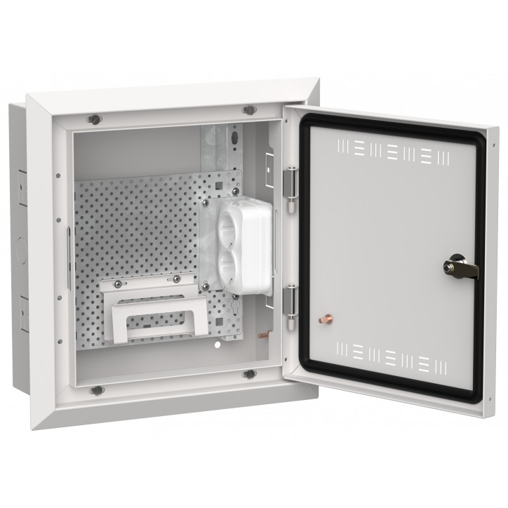 TITAN 5 Корпус мультимедиа ЩРв-12 (1х12) 380х365х130мм IP30 белый IEK TITAN 5 Корпус мультимедиа ЩРв-12 (1х12) 380х365х130мм IP30 белый IEK