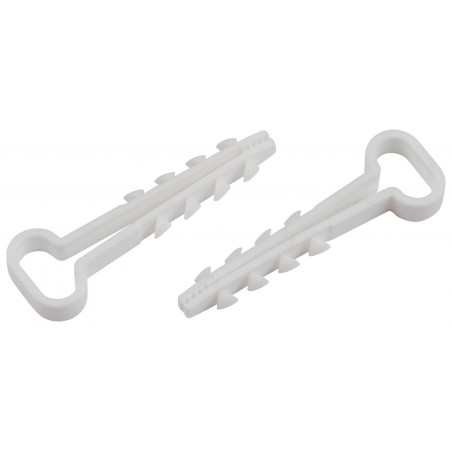 Дюбель-хомут для плоского кабеля 6-14 мм белый (50 штук) NO-225-208