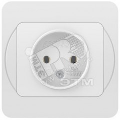SUNNY Розетка скрытая белая 16А