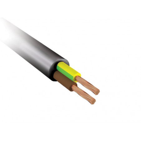 Провод ПВС 2х0,75 ч барабан