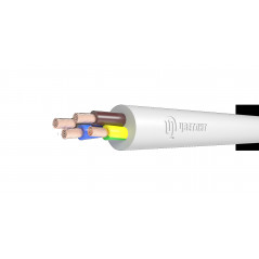 Провод ПВС 3х10+1х10 белый