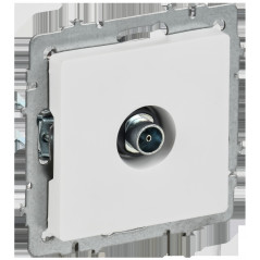 BRITE Розетка TV оконечная РТВ11-0-БрАБ арктический белый IEK