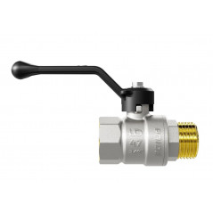 Кран шаровой со сгоном (американка) рычаг ВН/НР Ду20 Ру40 (3/4')